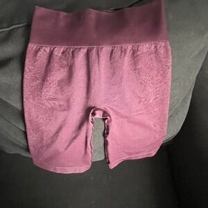 Ryka Purple Bike Shorts Moisture-Wicking Stretchy Fit